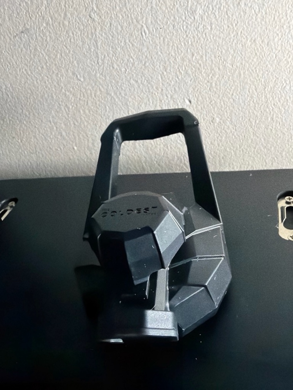 Black VR Headset Stand and Controller Holder